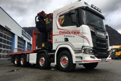 Nouveau SCANIA R580 avec grue 92T/m
